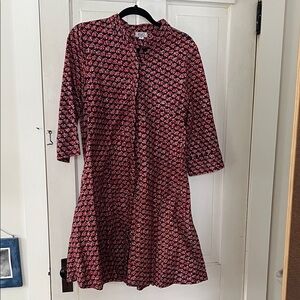 Zuri A-line button dress